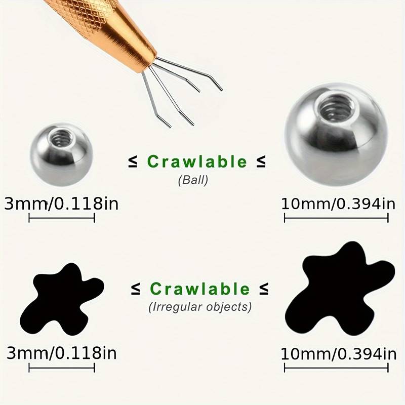 4 Prong Ball Bead Holder Pick Up Tool Crystal Fork Tweezers - Temu